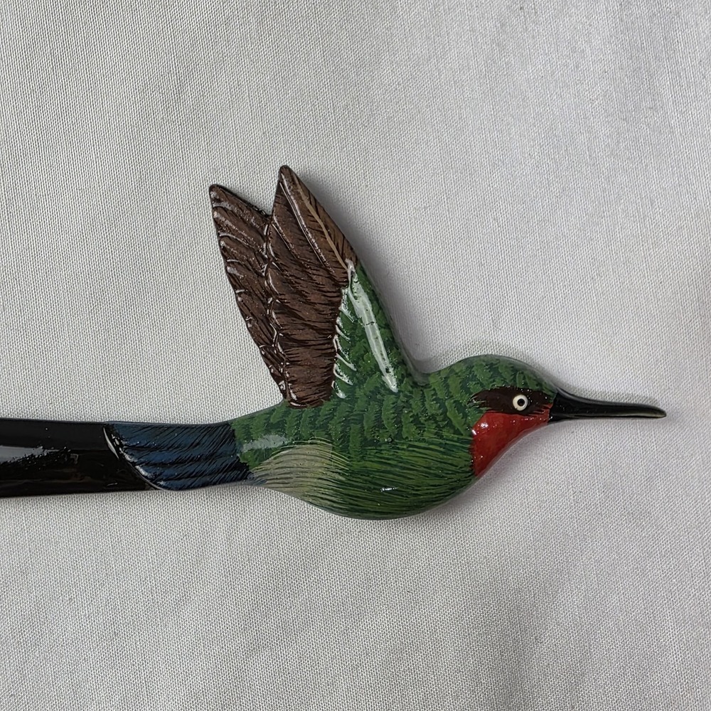 5 Animal Plastic Letter Openers 3 Frogs 1 Humming Bird 1 Crane - Picture 2 of 8